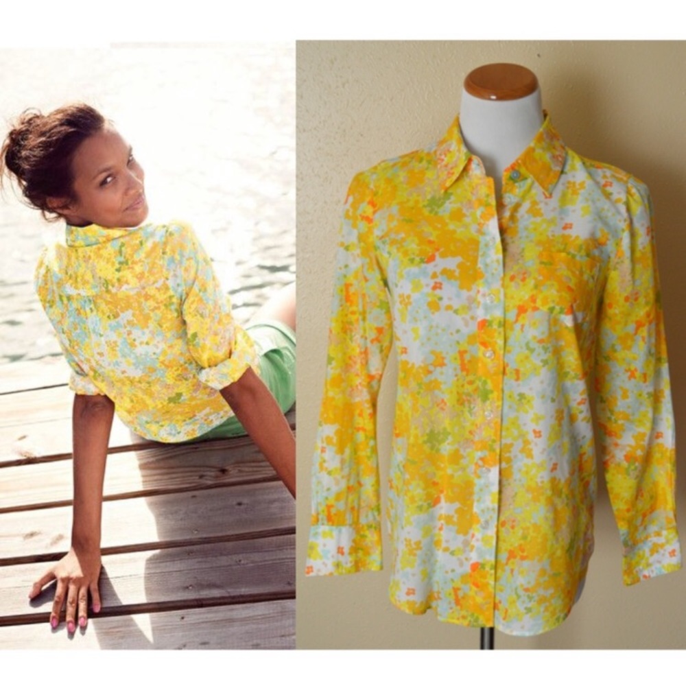 Boden Casual Shirt Yellow